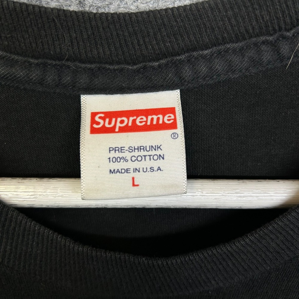 Supreme D'Hiver T-Shirt Men's Black Graphic Short Sleeve Streetwear USA Made - L - Picture 4 of 8